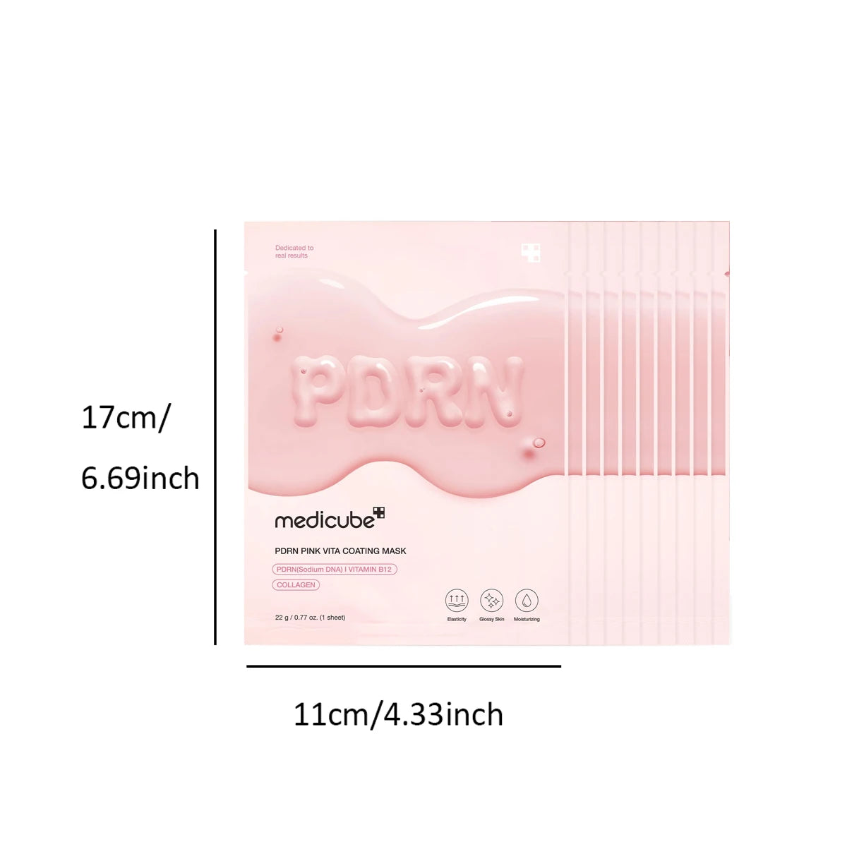 Medicube Salmon DNA PDRN Sheet Mask 10 Pack